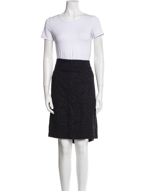 St. John Couture Tweed Pattern Skirt Suit