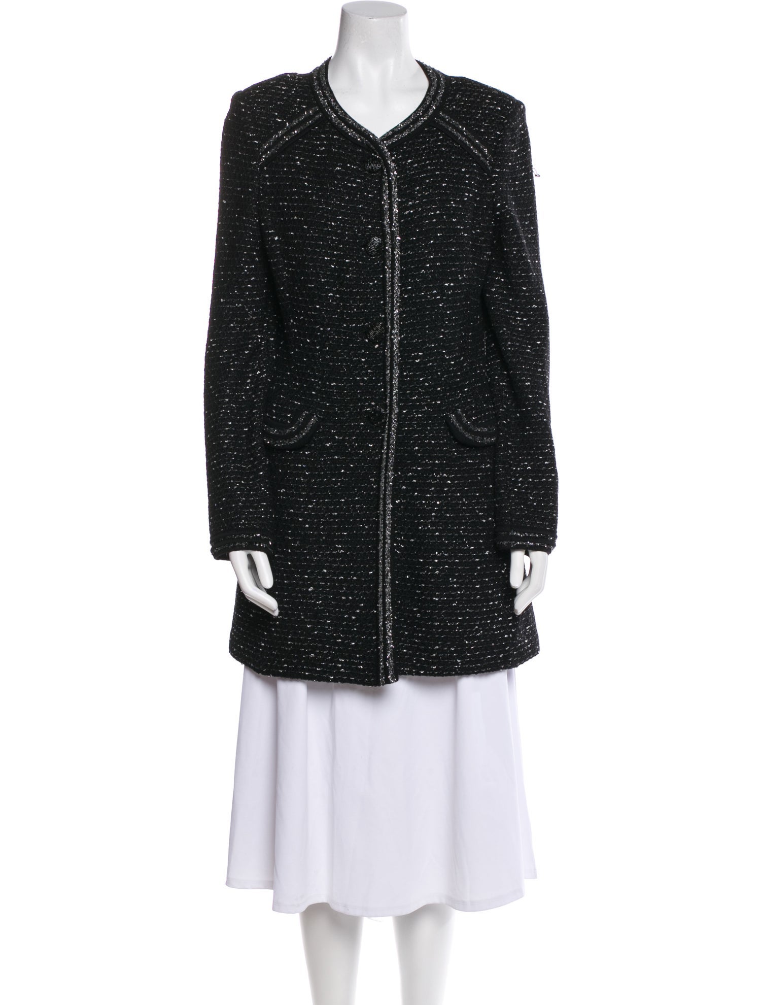 St. John Couture Wool Printed Evening Jacket w/ Tags