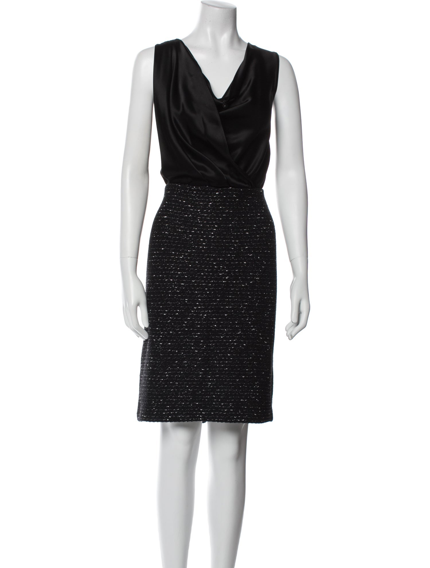 St. John Couture Wool Knee-Length Dress w/ Tags