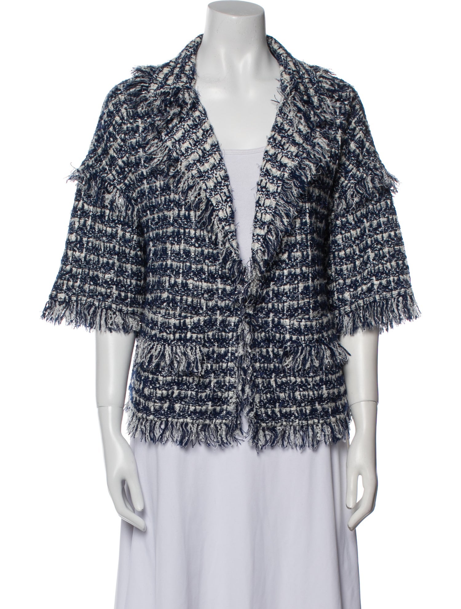 St. John Couture Tweed Pattern Evening Jacket