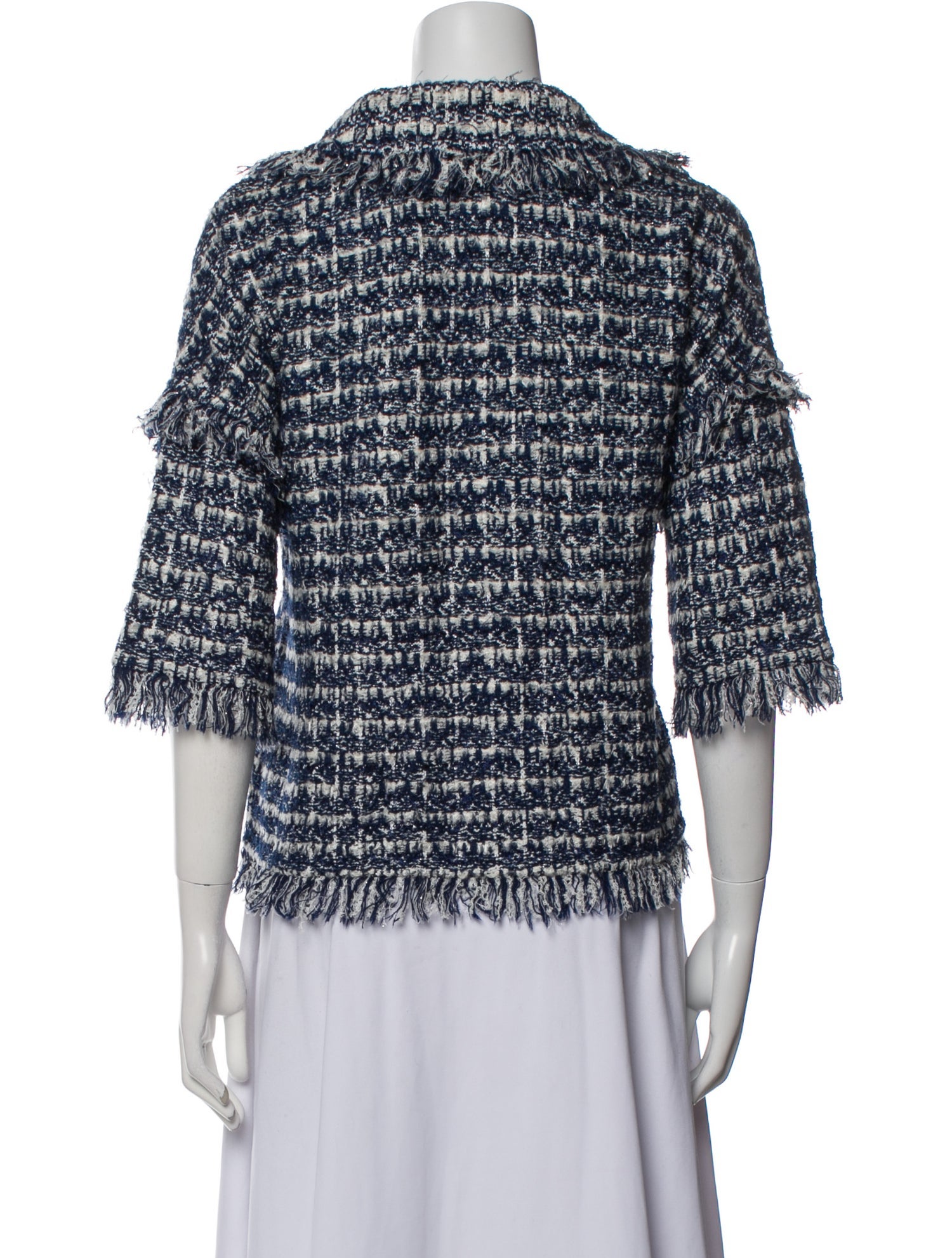 St. John Couture Tweed Pattern Evening Jacket