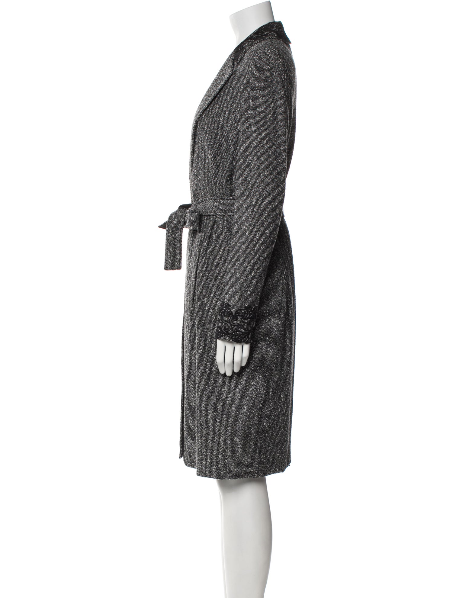 St. John Couture Wool Tweed Pattern Skirt Suit