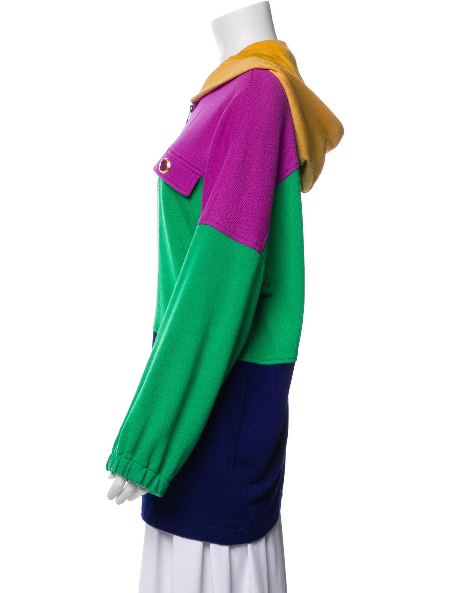 St. John Couture Colorblock Pattern Evening Jacket