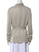 St. John Couture Turtleneck Long Sleeve Sweatshirt