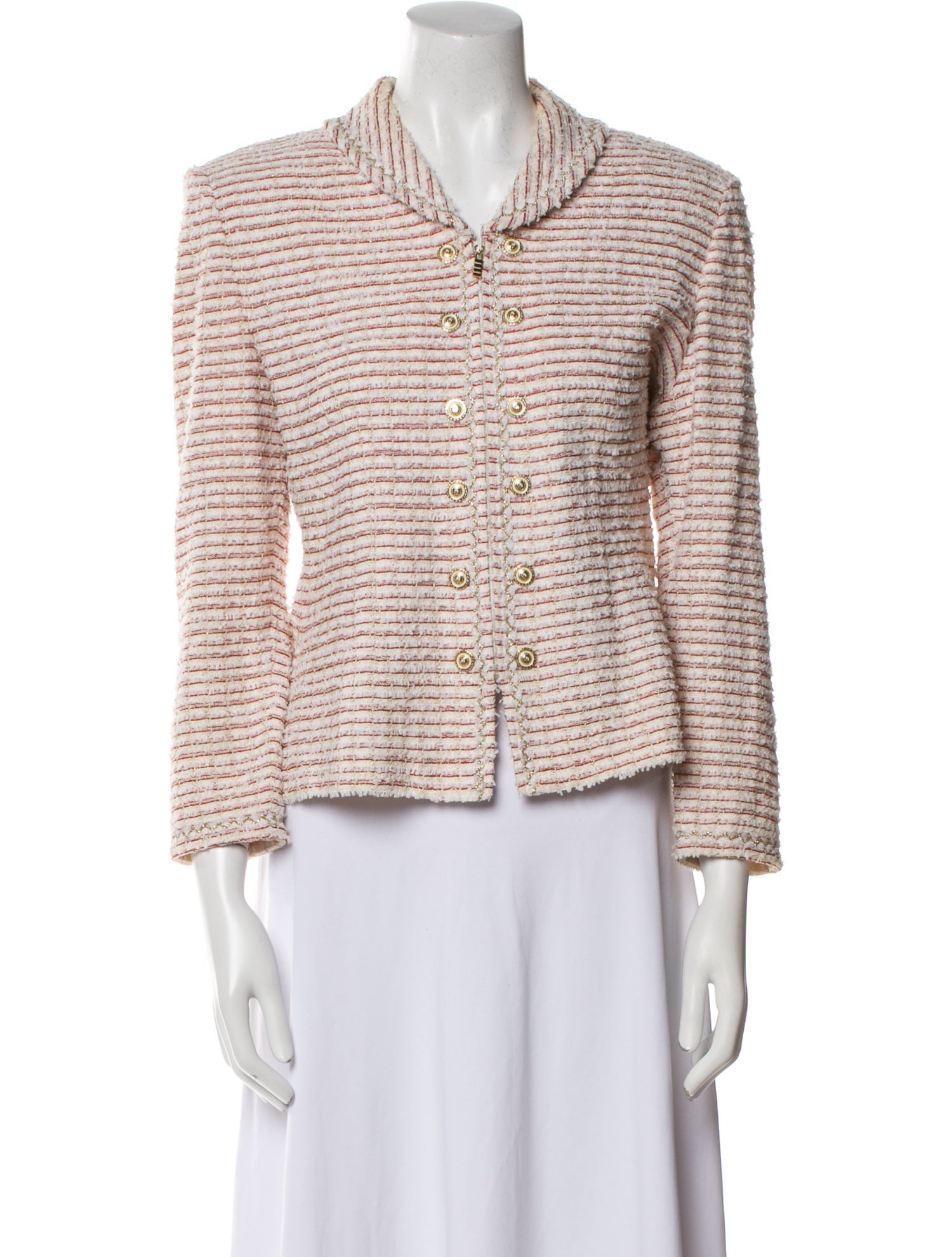 St. John Couture Striped Evening Jacket
