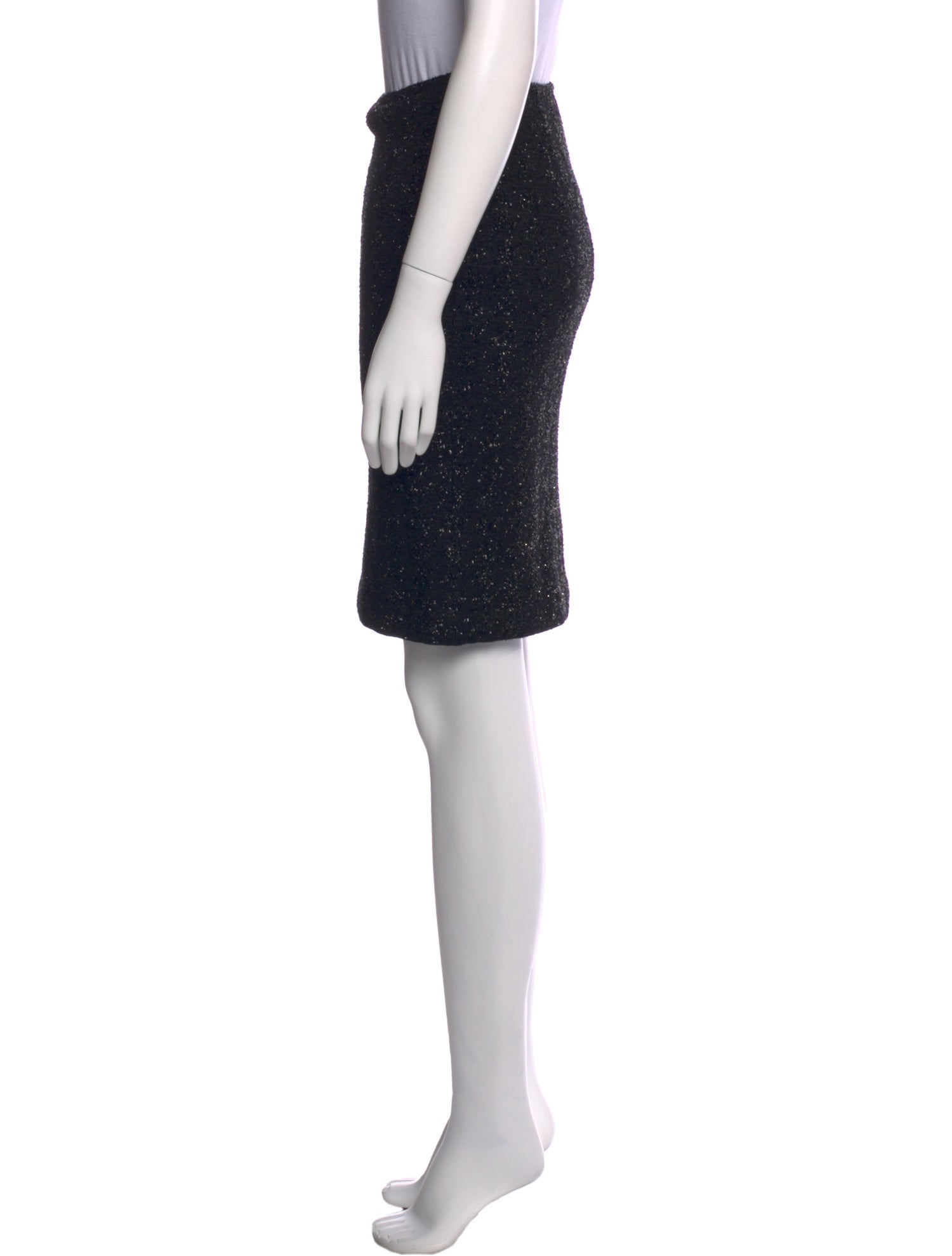 St. John Couture Glitter Accents Knee-Length Skirt w/ Tags