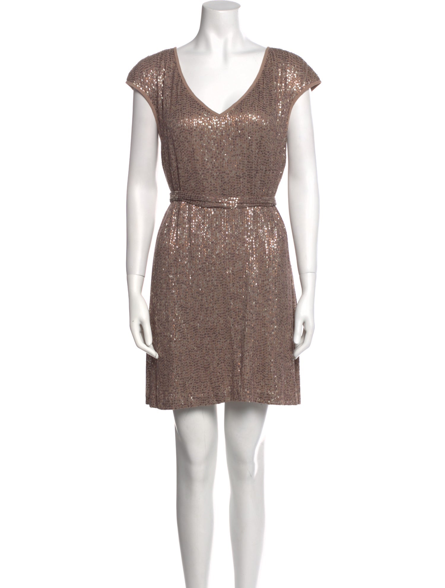 St. John Couture Silk Mini Dress w/ Tags