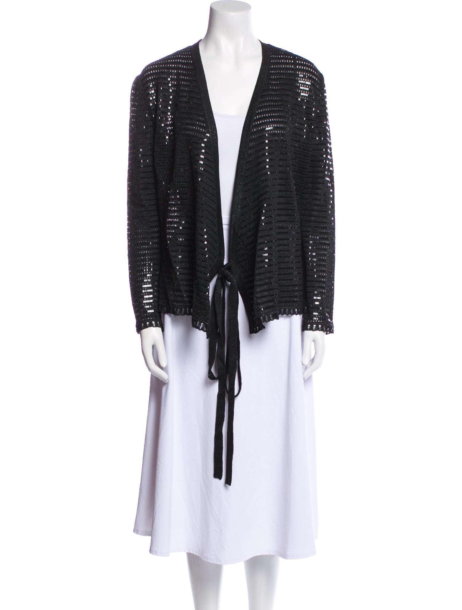 St. John Couture Open Front Sweater