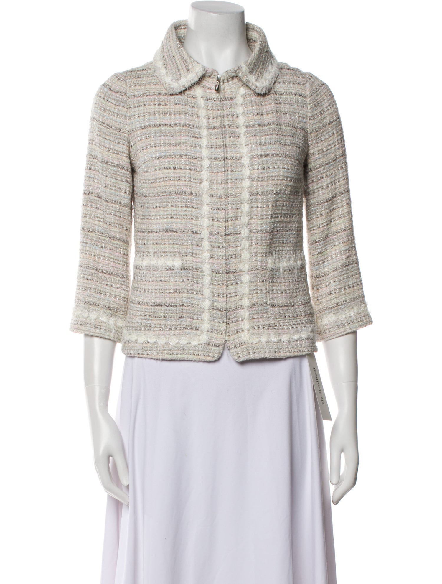 St. John Couture Tweed Pattern Jacket