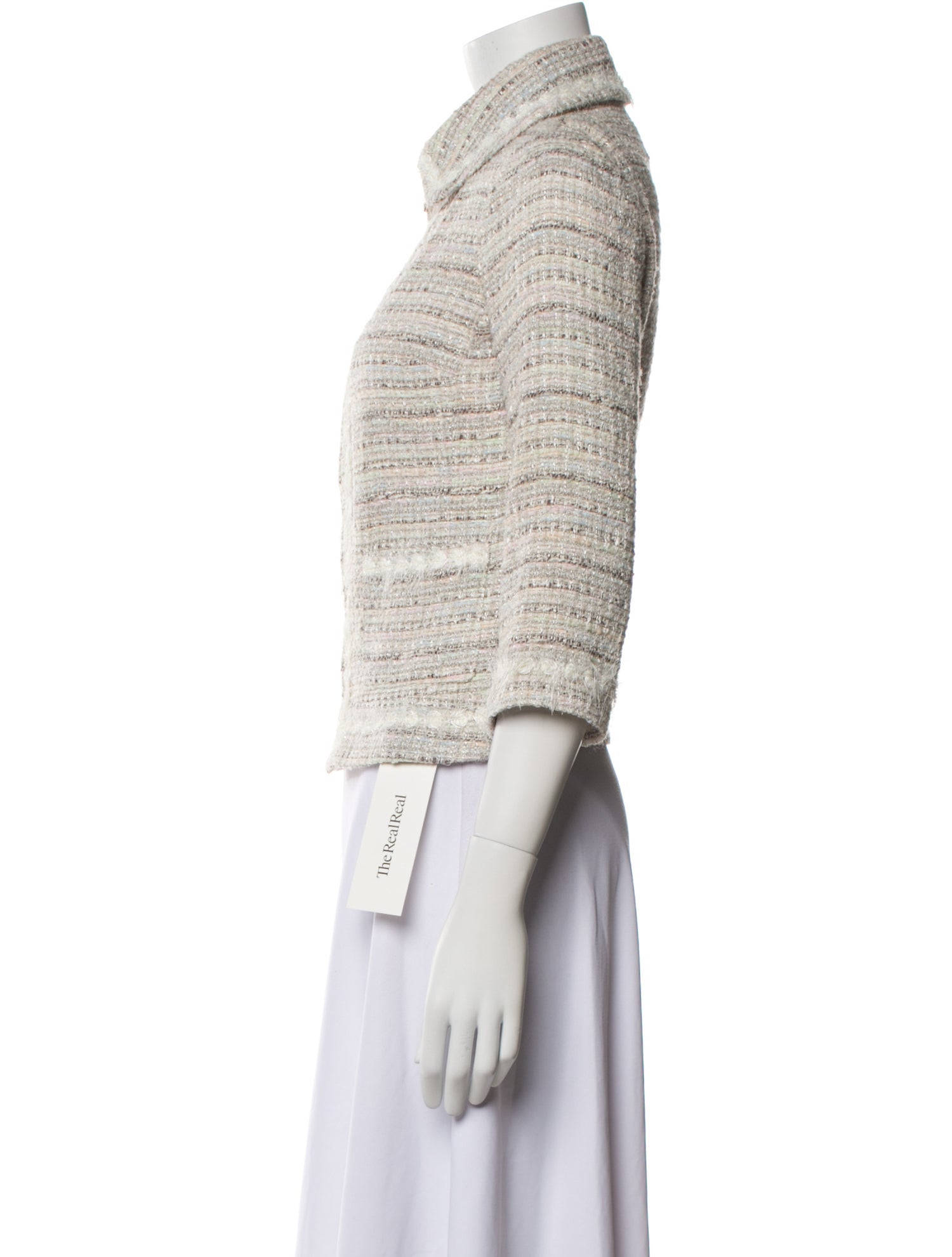 St. John Couture Tweed Pattern Jacket