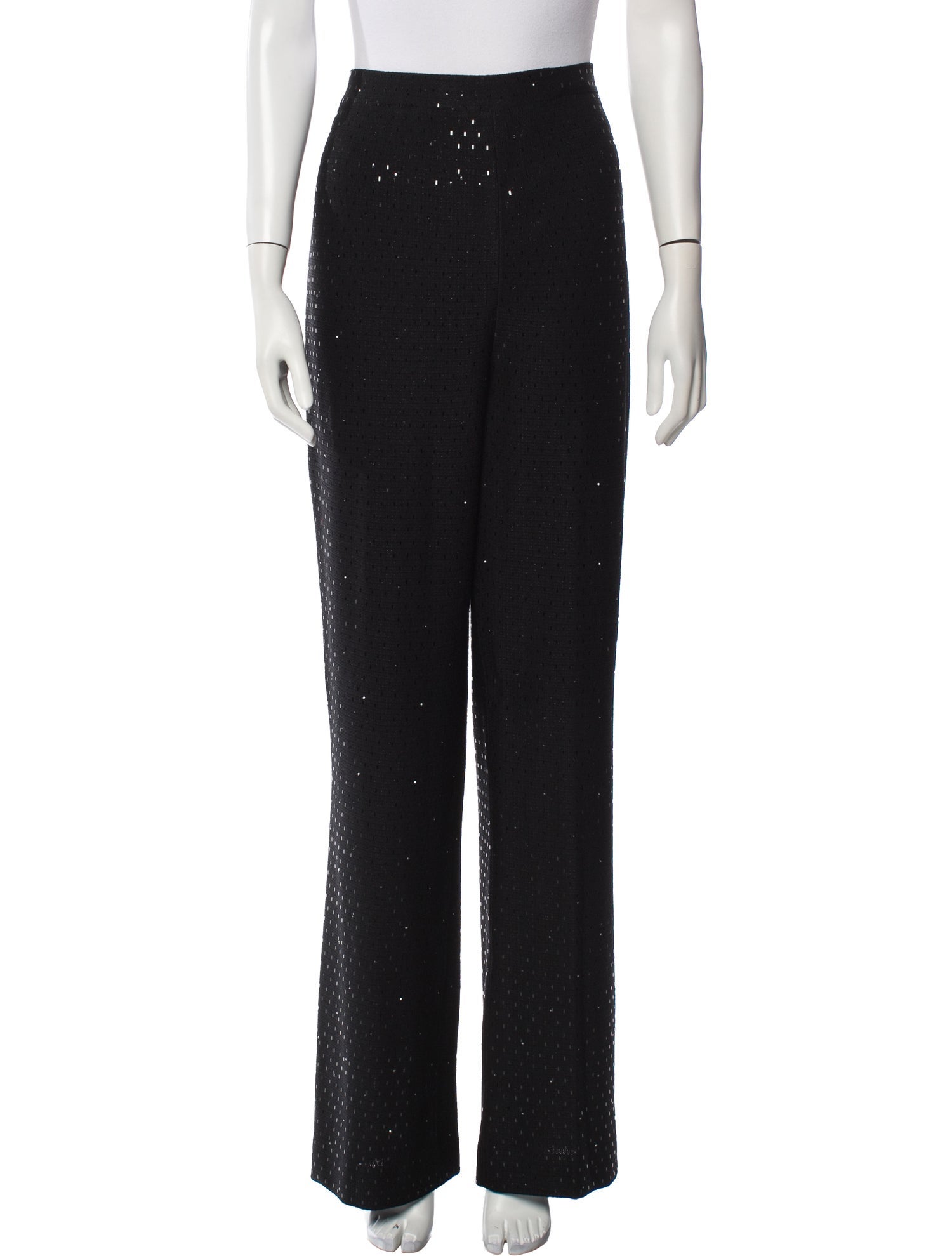 St. John Couture Sequin Wide Leg Pants