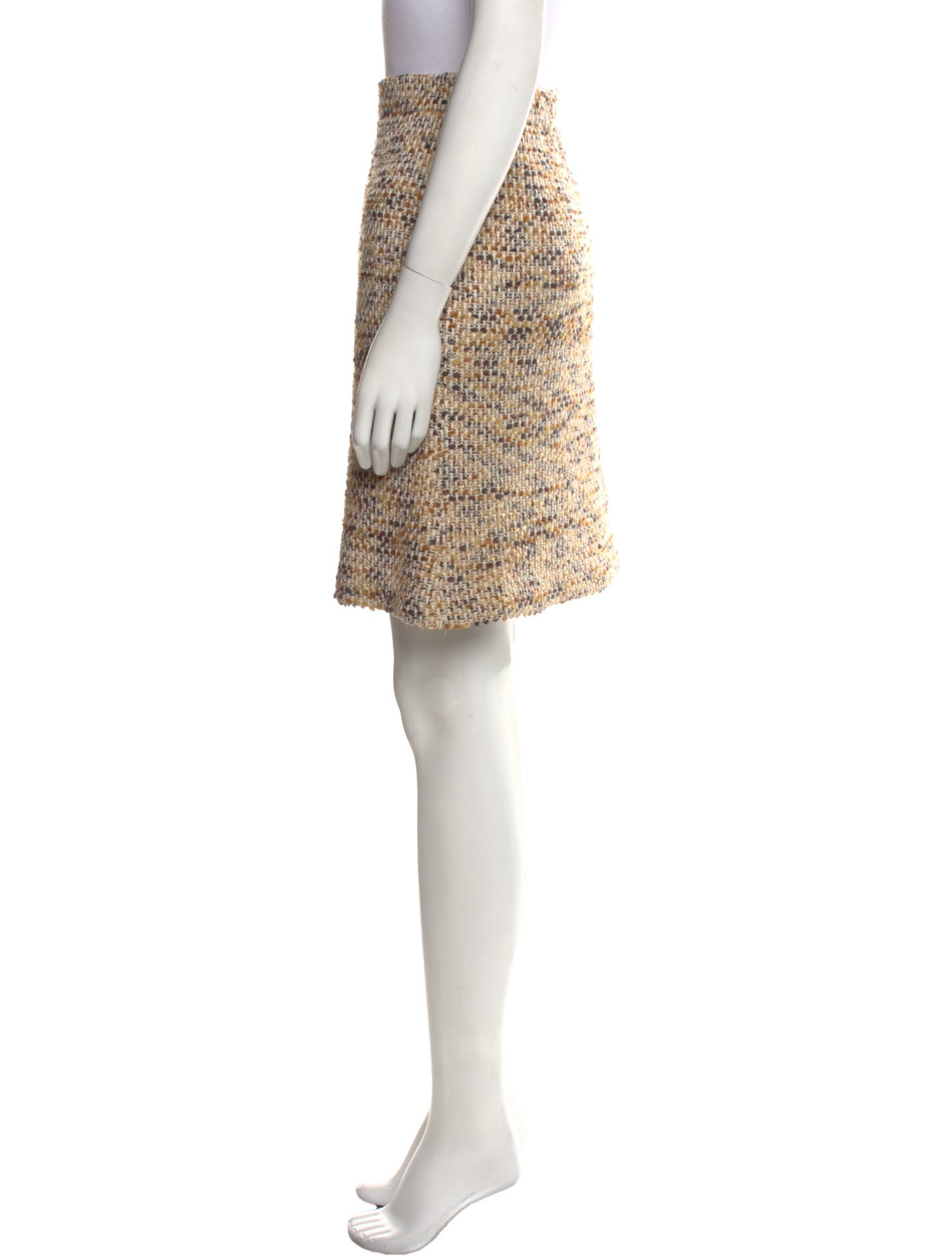 St. John Couture Printed Mini Skirt