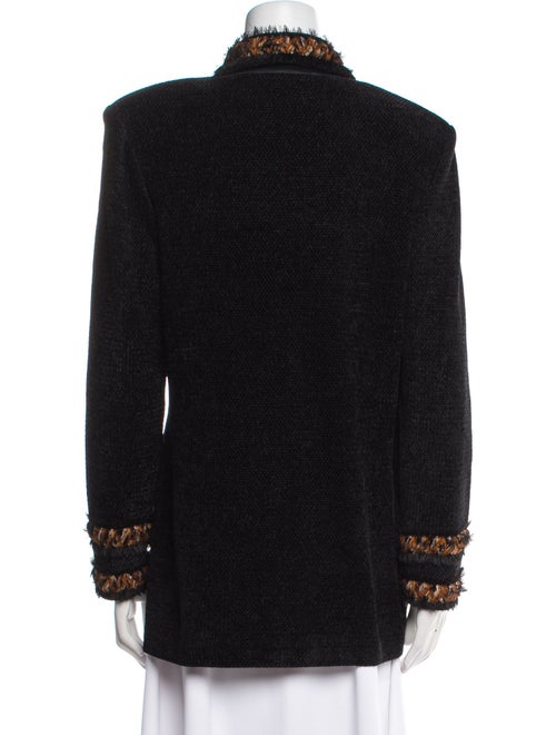 St. John Couture Wool Printed Blazer