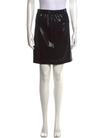 St. John Couture Sequin Embellishments Mini Skirt