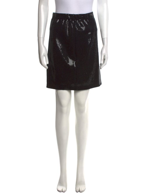 St. John Couture Sequin Embellishments Mini Skirt