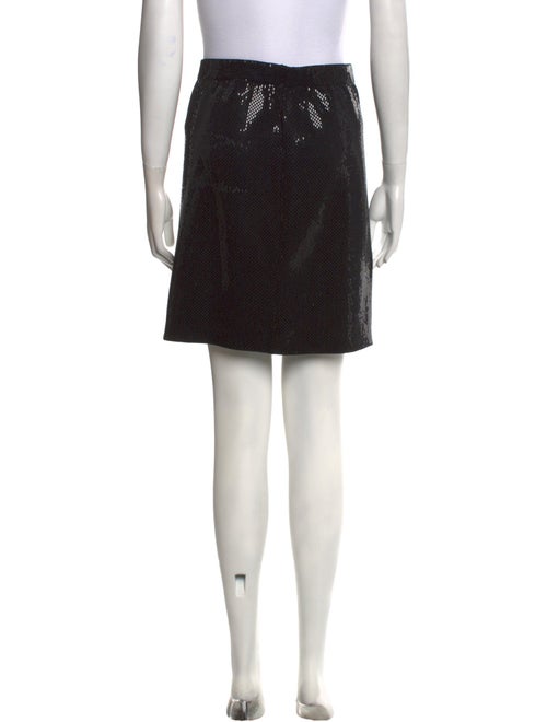 St. John Couture Sequin Embellishments Mini Skirt