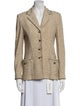 St. John Couture Tweed Pattern Blazer