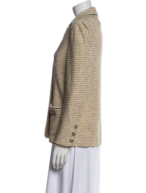 St. John Couture Tweed Pattern Blazer