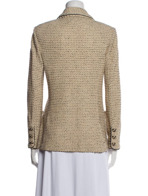 St. John Couture Tweed Pattern Blazer