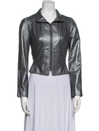 St. John Couture Leather Bolero