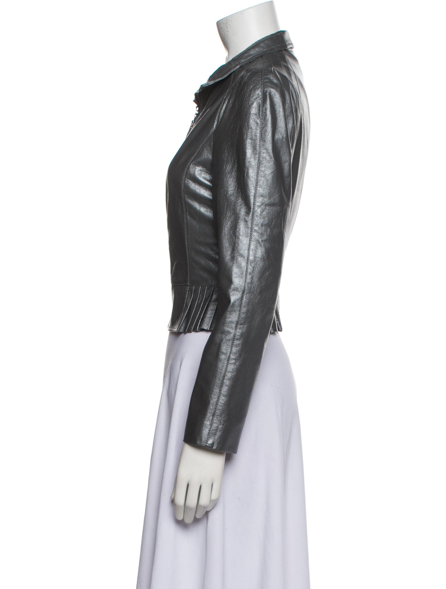 St. John Couture Leather Bolero