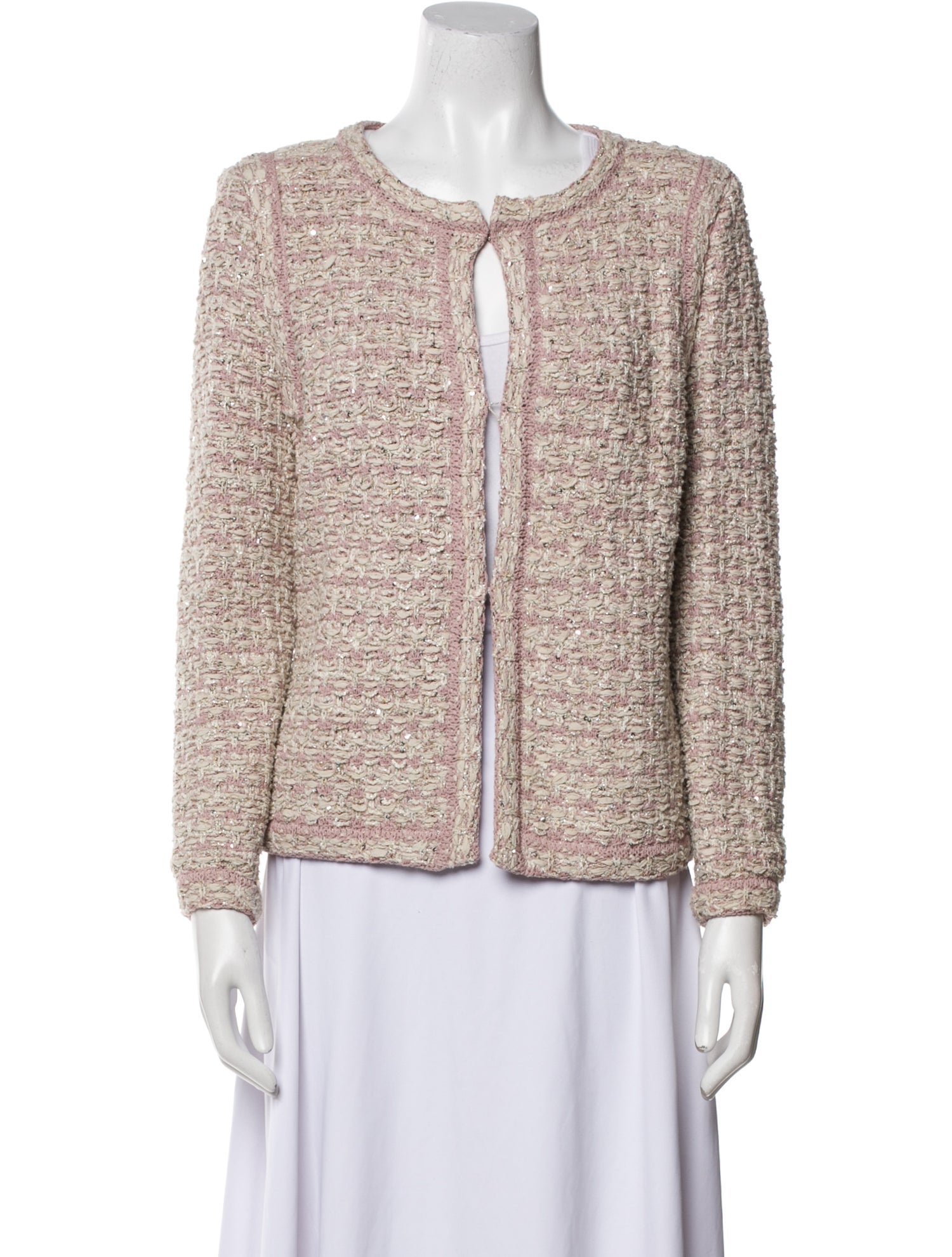 St. John Couture Tweed Pattern Evening Jacket