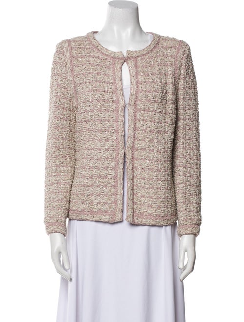 St. John Couture Tweed Pattern Evening Jacket