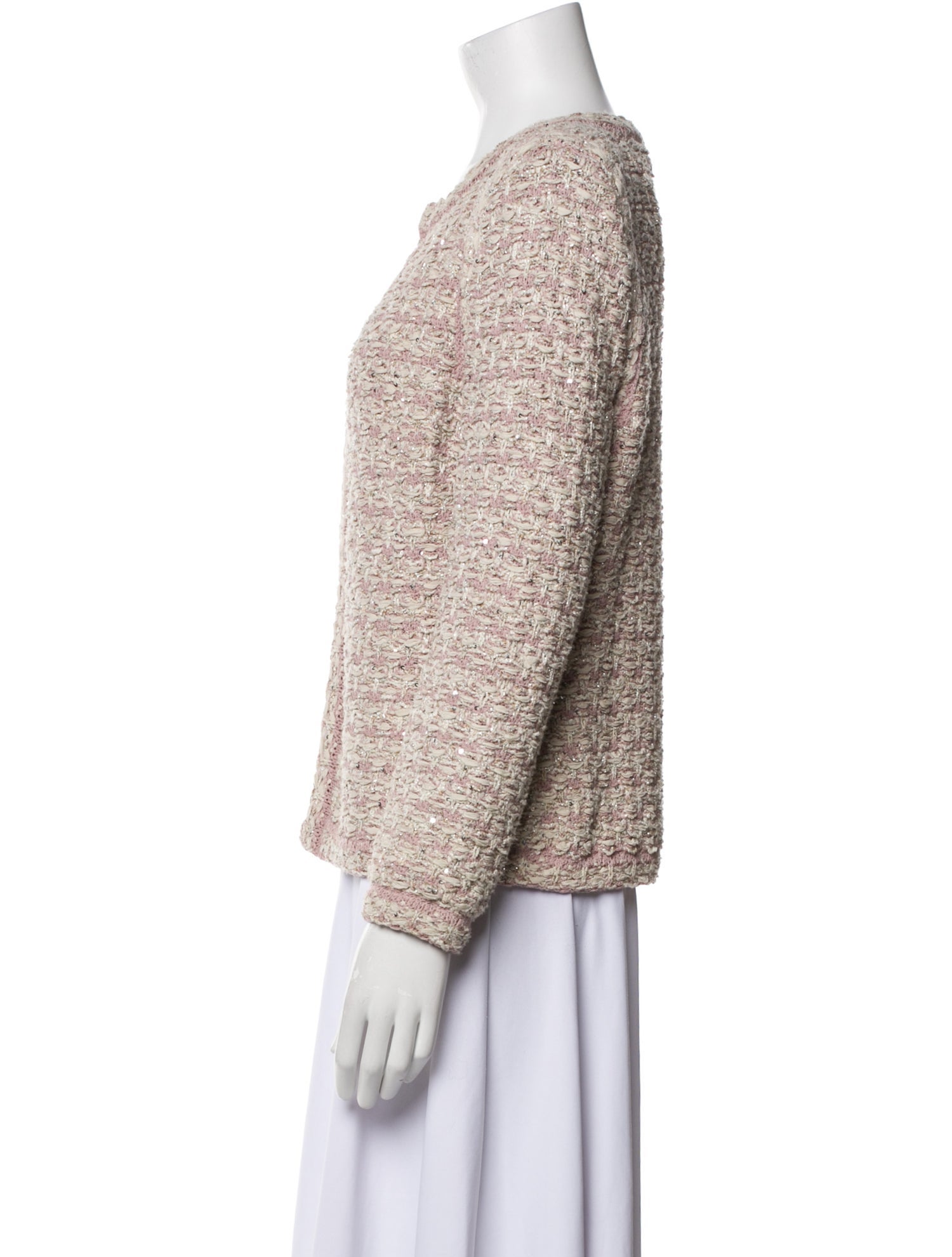 St. John Couture Tweed Pattern Evening Jacket