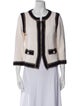 St. John Couture Wool Striped Jacket