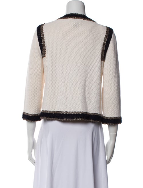 St. John Couture Wool Striped Jacket