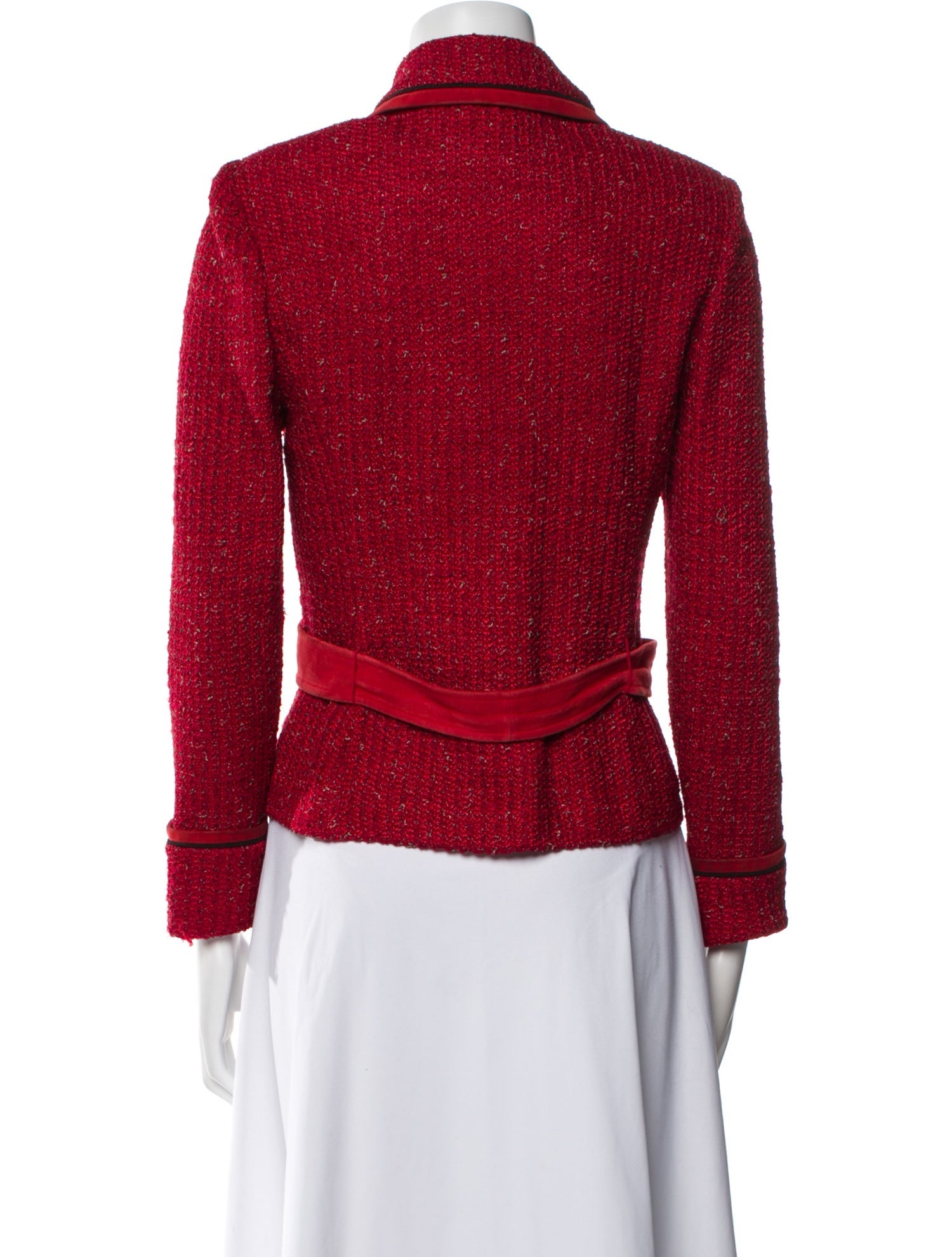 St. John Couture Tweed Pattern Blazer