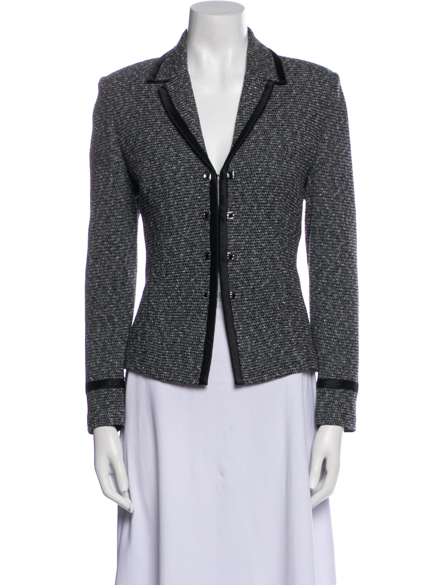 St. John Couture Tweed Pattern Blazer