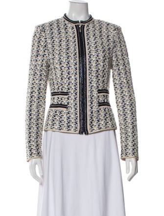 St. John Couture Tweed Pattern Jacket