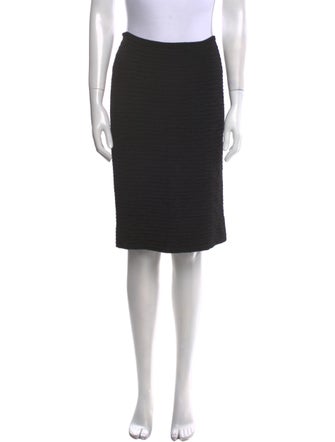 St. John Couture Crystal Embellishments Knee-Length Skirt