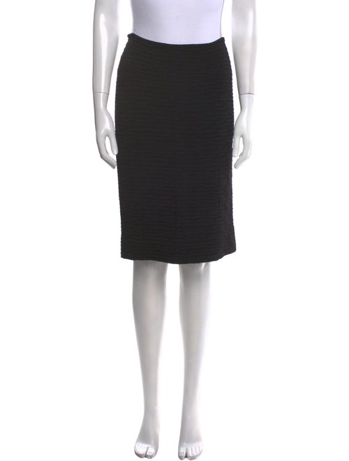 St. John Couture Crystal Embellishments Knee-Length Skirt