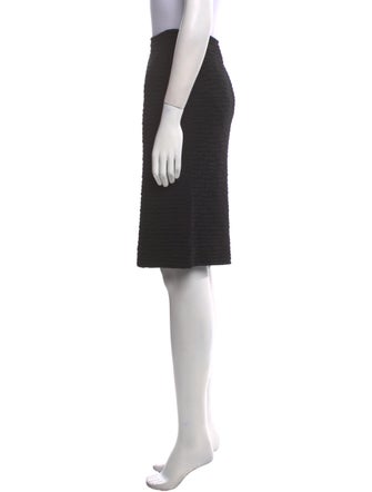 St. John Couture Crystal Embellishments Knee-Length Skirt