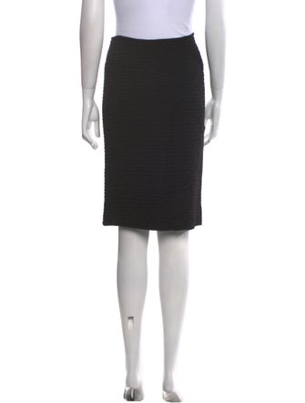 St. John Couture Crystal Embellishments Knee-Length Skirt