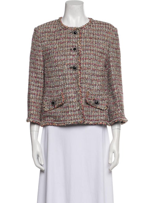 St. John Couture Tweed Pattern Evening Jacket