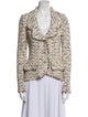 St. John Couture Wool Tweed Pattern Blazer