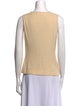 St. John Couture Scoop Neck Sleeveless Top