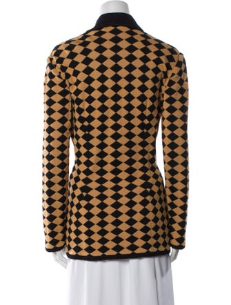 St. John Couture Plaid Print Blazer