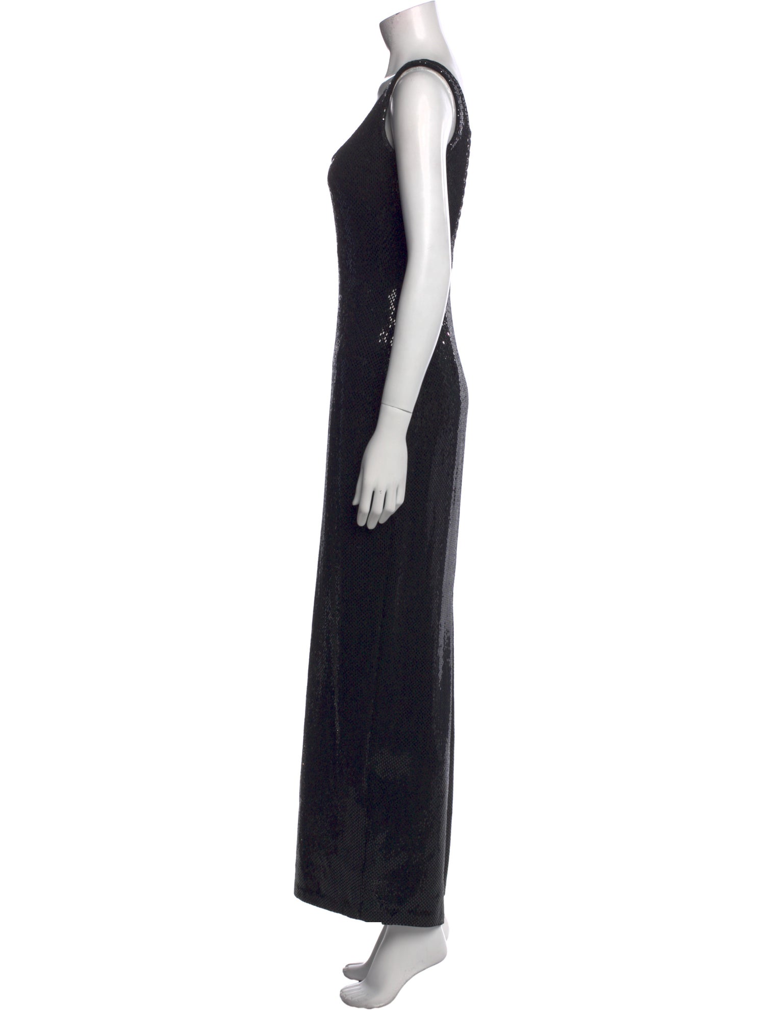 St. John Couture Printed Long Dress