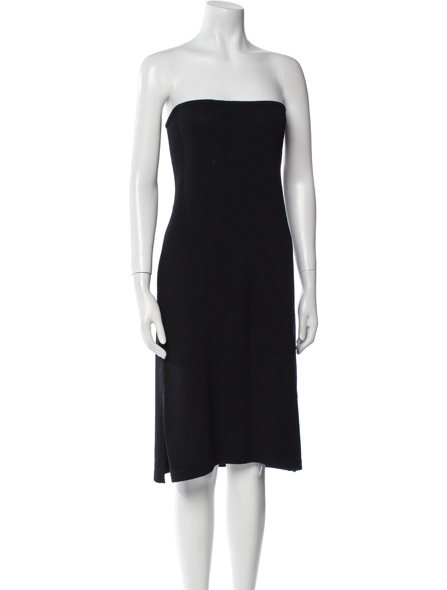 St. John Couture Strapless Mini Dress