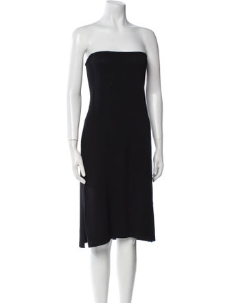 St. John Couture Strapless Mini Dress