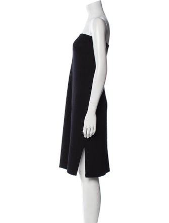 St. John Couture Strapless Mini Dress