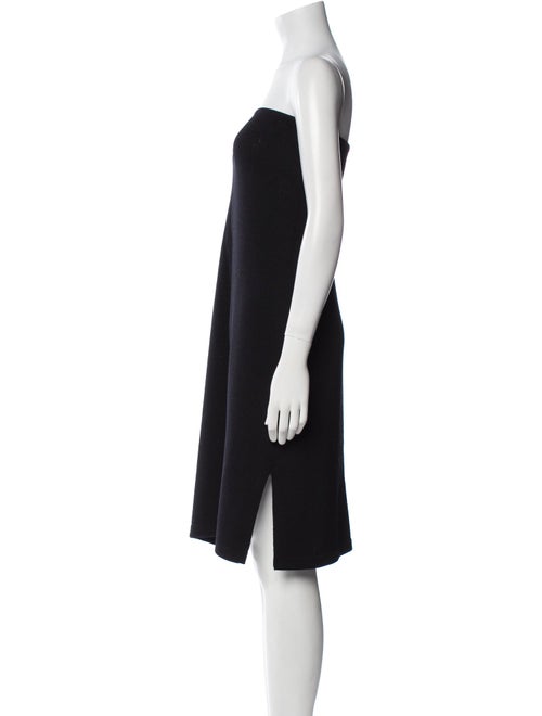 St. John Couture Strapless Mini Dress