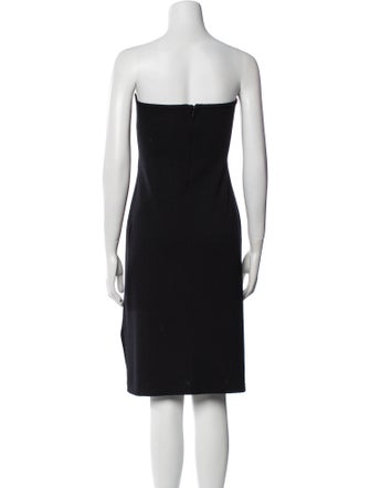 St. John Couture Strapless Mini Dress