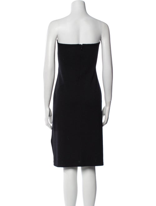 St. John Couture Strapless Mini Dress