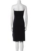 St. John Couture Strapless Mini Dress