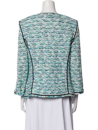 St. John Couture Printed Evening Jacket